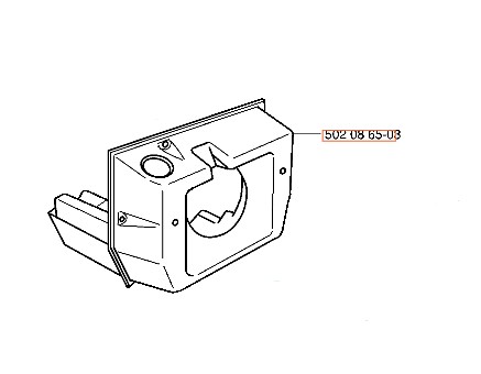 Serbatoio carburante Jonsered RS40, RS51, RS52 nel gruppo  presso GPLSHOP (5020865-03)