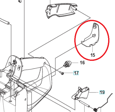 Supporto a terra, posteriore K970 nel gruppo  presso GPLSHOP (5024716-01)