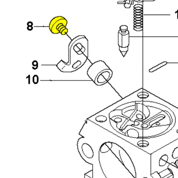 Controllo Dell'Aria A Vite 5034790-01 nel gruppo I Pezzi Di Ricambio / Pezzi di ricambio Tagliasiepi / Pezzi di ricambio Husqvarna 323HD60 presso GPLSHOP (5034790-01)