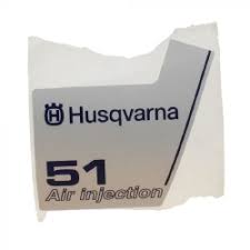 Decalcomania Husqvarna 51 5036197-04 nel gruppo I Pezzi Di Ricambio / Pezzi di ricambio Motoseghe presso GPLSHOP (5036197-04)