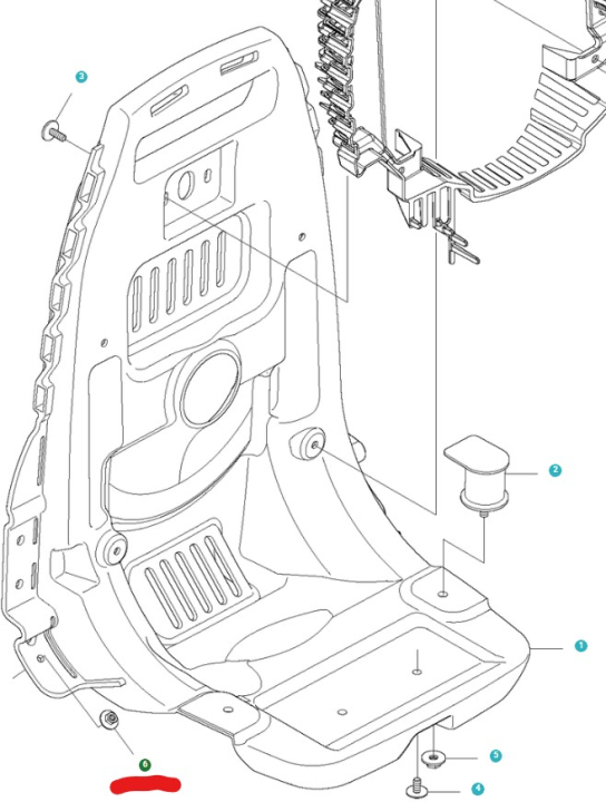 Noce nel gruppo I Pezzi Di Ricambio / Pezzi di ricambio Soffiatori / Pezzi di ricambio Husqvarna 580BTS presso GPLSHOP (5051826-01)