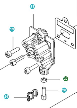 Noce nel gruppo I Pezzi Di Ricambio / Pezzi di ricambio Tagliasiepi presso GPLSHOP (5104874-01)