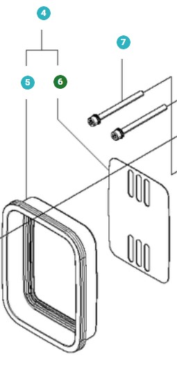 Schermo T110882320 nel gruppo I Pezzi Di Ricambio / Pezzi di ricambio Soffiatori / Pezzi di ricambio Husqvarna 360BT presso GPLSHOP (5122604-01)