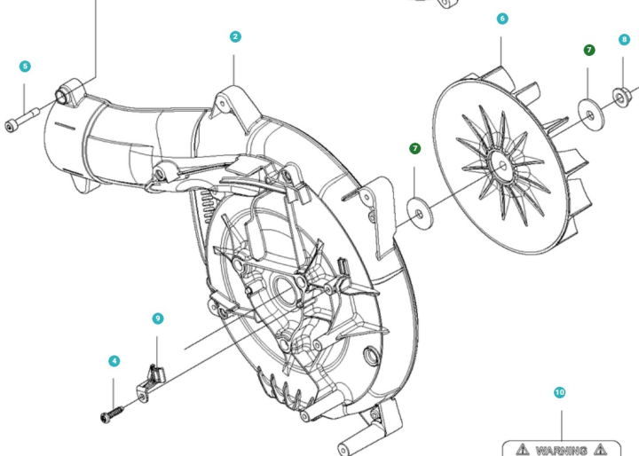 Rondella nel gruppo I Pezzi Di Ricambio / Pezzi di ricambio Soffiatori / Pezzi di ricambio Husqvarna 525BX presso GPLSHOP (5157047-01)