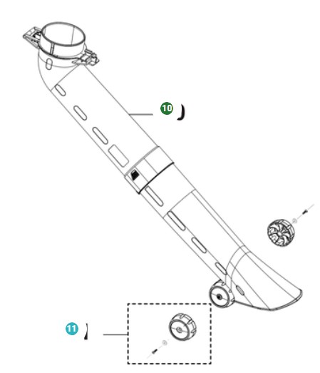 Gruppo tubo nel gruppo I Pezzi Di Ricambio / Pezzi di ricambio Soffiatori / Pezzi di ricambio Husqvarna 120iBV presso GPLSHOP (5311478-74)