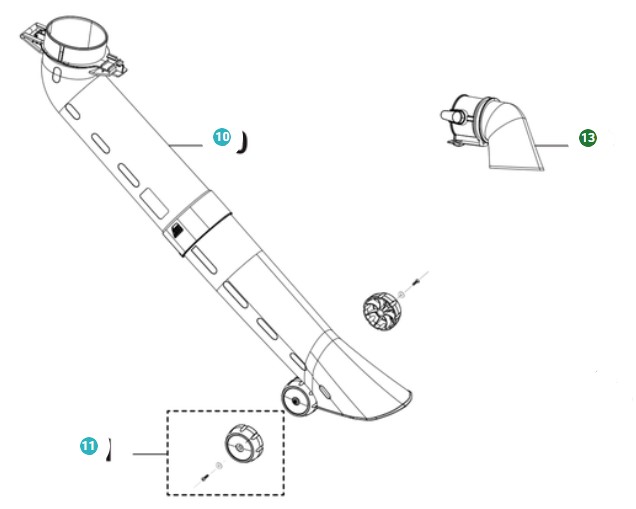 Tubo nel gruppo I Pezzi Di Ricambio / Pezzi di ricambio Soffiatori / Pezzi di ricambio Husqvarna 120iBV presso GPLSHOP (5311478-78)