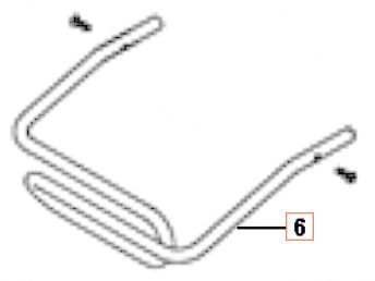 Guida del tubo avvolgitore Guida del tubo 5312776-01 nel gruppo I Pezzi Di Ricambio / Pezzi di ricambio Idropulitrici / Pezzi di ricambio Husqvarna PW490 presso GPLSHOP (5312776-01)