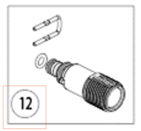 Uscita dell'acqua del tubo di uscita 5353915-01 nel gruppo I Pezzi Di Ricambio / Pezzi di ricambio Idropulitrici / Pezzi di ricambio Husqvarna PW235R presso GPLSHOP (5353915-01)