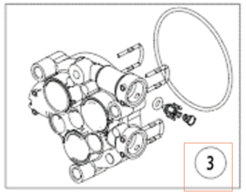 Blocco cilindri Pw235/ 5363463-01 nel gruppo I Pezzi Di Ricambio / Pezzi di ricambio Idropulitrici / Pezzi di ricambio Husqvarna PW235R presso GPLSHOP (5363463-01)