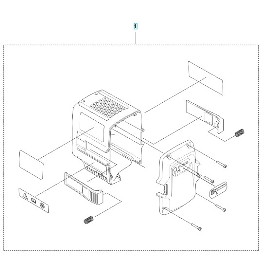 HOUSING ASSY BLi200 SPARE PART nel gruppo  presso GPLSHOP (5365677-01)