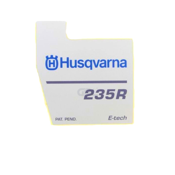 Decalcomania Starter Husqvarna 235R nel gruppo I Pezzi Di Ricambio presso GPLSHOP (5373564-03)