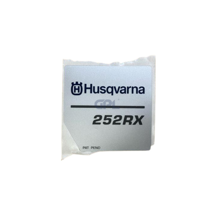 Decalcomania Starter Husqvarna 252RX nel gruppo I Pezzi Di Ricambio / Pezzi di ricambio Decespugliatori / Pezzi di ricambio Husqvarna 250RX presso GPLSHOP (5373566-02)