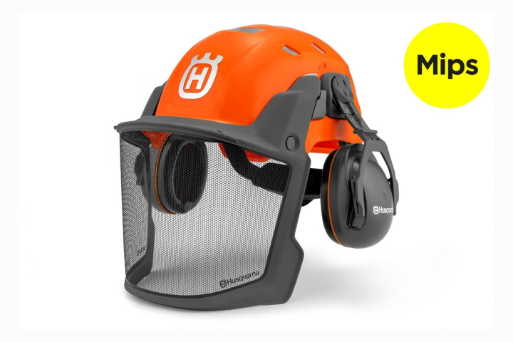 Casco forestale Husqvarna, Technical Mips Arancione nel gruppo Prodotti per lavori forestali e giardinaggio Husqvarna / Husqvarna Accessori per la protezione personale / Elmetto forestale presso GPLSHOP (5376448-01)