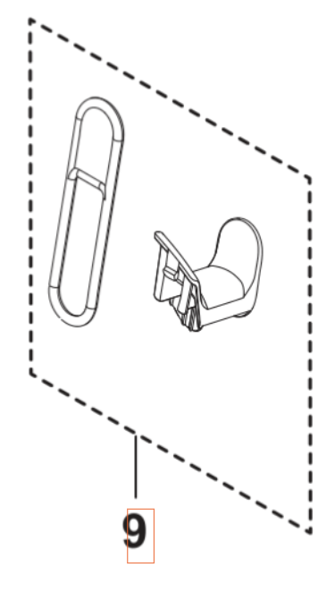 Kit gancio per cavo 5460905-01 nel gruppo I Pezzi Di Ricambio / Pezzi di ricambio Idropulitrici / Pezzi di ricambio Husqvarna PW130 presso GPLSHOP (5460905-01)