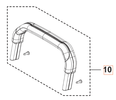 Kit maniglia 5460906-01 nel gruppo I Pezzi Di Ricambio / Pezzi di ricambio Idropulitrici / Pezzi di ricambio Husqvarna PW130 presso GPLSHOP (5460906-01)