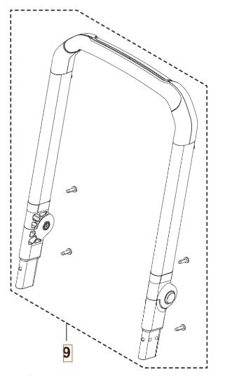 Maniglia pieghevole 5460922-01 nel gruppo I Pezzi Di Ricambio / Pezzi di ricambio Idropulitrici / Pezzi di ricambio Husqvarna PW240 presso GPLSHOP (5460922-01)