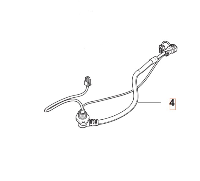 Main cable rear 310E/410XE Nera nel gruppo I Pezzi Di Ricambio Robotizzati / Pezzi di ricambio Husqvarna Automower® 410XE Nera / Automower 410XE Nera - 2024 presso GPLSHOP (5463336-01)