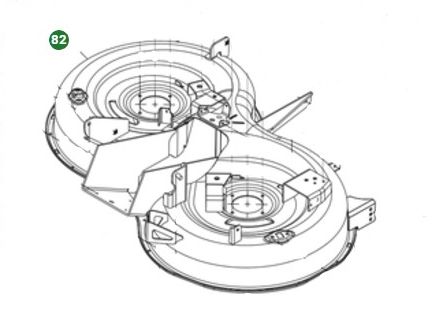 Kit Piatto di Taglio Versione Tc 112 nel gruppo I Pezzi Di Ricambio / Pezzi di ricambio Trattorini tagliaerba / Pezzi di ricambio Husqvarna TC 112 presso GPLSHOP (5473167-03)