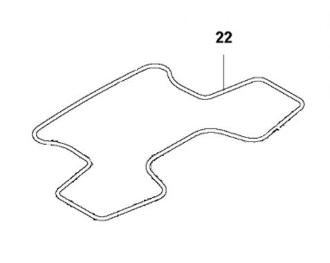 Sealing strip lower front chassis 435X nel gruppo I Pezzi Di Ricambio Robotizzati / Pezzi di ricambio Husqvarna Automower® 435X AWD / Automower 435X AWD - 2023 presso GPLSHOP (5748747-12)