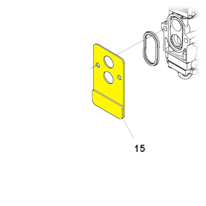 Piatto nel gruppo I Pezzi Di Ricambio / Pezzi di ricambio Soffiatori / Pezzi di ricambio Husqvarna 360BT presso GPLSHOP (5782740-01)