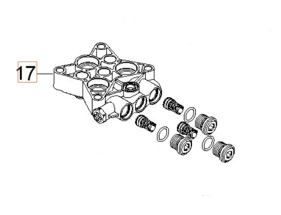 Blocco Cilindri Con Esagono M8X10 5926176-17 nel gruppo I Pezzi Di Ricambio / Pezzi di ricambio Idropulitrici / Pezzi di ricambio Husqvarna PW235R presso GPLSHOP (5926176-17)