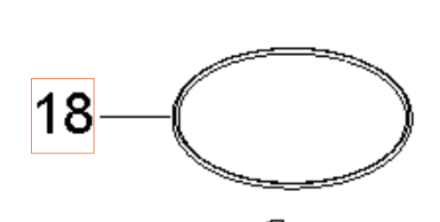 O-Ring 80X2 Nitrile 70 Shore 5926176-66 nel gruppo I Pezzi Di Ricambio / Pezzi di ricambio Idropulitrici / Pezzi di ricambio Husqvarna PW490 presso GPLSHOP (5926176-66)