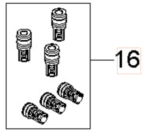 Pozzetto Di Aspirazione E Pressione Della Valvola 5926176-99 nel gruppo I Pezzi Di Ricambio / Pezzi di ricambio Idropulitrici / Pezzi di ricambio Husqvarna PW235R presso GPLSHOP (5926176-99)