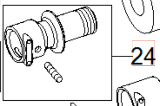 Standard Di Presa Dinamica 5960266-01 nel gruppo I Pezzi Di Ricambio / Pezzi di ricambio Idropulitrici / Pezzi di ricambio Husqvarna PW460 presso GPLSHOP (5960266-01)