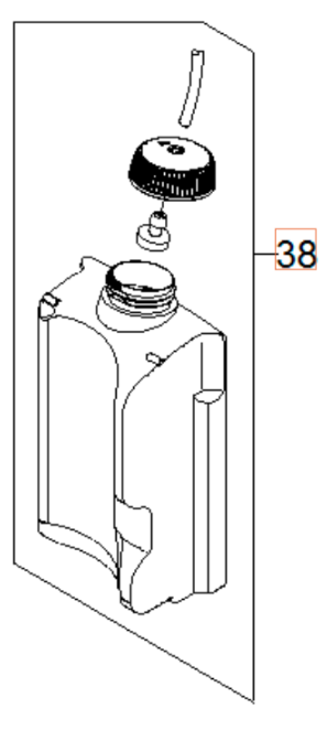 Set Serbatoio Detergente 5960275-01 nel gruppo I Pezzi Di Ricambio / Pezzi di ricambio Idropulitrici / Pezzi di ricambio Husqvarna PW490 presso GPLSHOP (5960275-01)