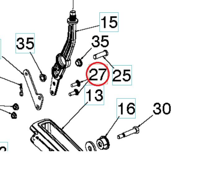 Vite 5962384-01 nel gruppo I Pezzi Di Ricambio / Pezzi di ricambio Trattorini tagliaerba presso GPLSHOP (5962384-01)