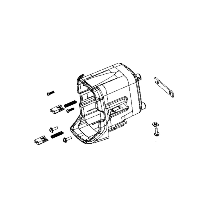 Gruppo scatola batteria nel gruppo I Pezzi Di Ricambio / Pezzi di ricambio Tagliasiepi / Pezzi di ricambio Husqvarna 120iTK4-H presso GPLSHOP (5962580-01)