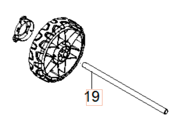 Perno Ruota 5962890-01 nel gruppo I Pezzi Di Ricambio / Pezzi di ricambio Idropulitrici / Pezzi di ricambio Husqvarna PW360 presso GPLSHOP (5962890-01)