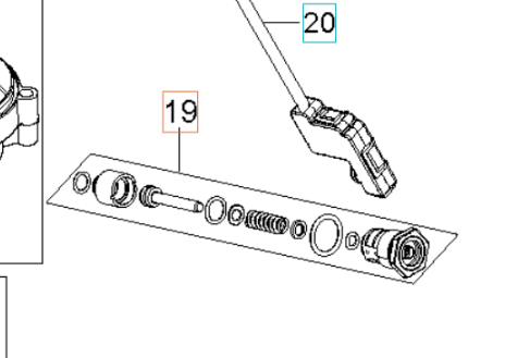 Sistema Start Stop Pw 5985275-01 nel gruppo I Pezzi Di Ricambio / Pezzi di ricambio Idropulitrici / Pezzi di ricambio Husqvarna PW360 presso GPLSHOP (5985275-01)