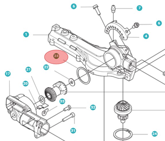 Anello distanziatore 37,5X31 nel gruppo I Pezzi Di Ricambio / Pezzi di ricambio Tagliasiepi / Pezzi di ricambio Husqvarna 525HE4 presso GPLSHOP (5987048-01)