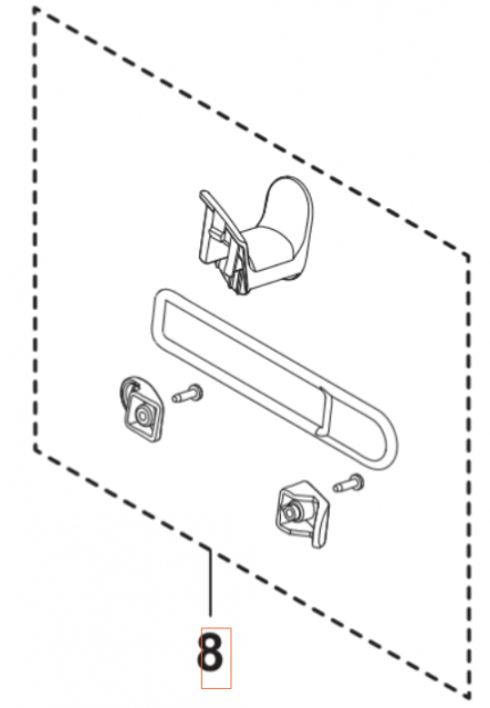 Kit ganci per cavi 5460921-01