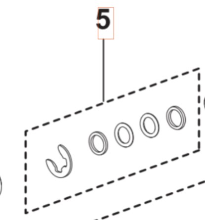 Guarnizioni del sistema adattatore guarnizione 5460930-01