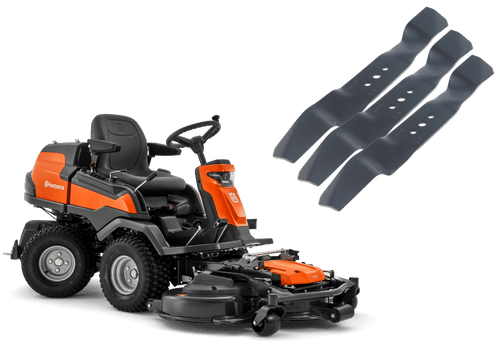 Husqvarna Rider Lawnmower with three spare blades